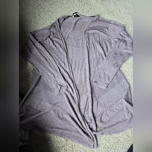 Torrid 2 Dusty Purple Open Front Knit Cardigan